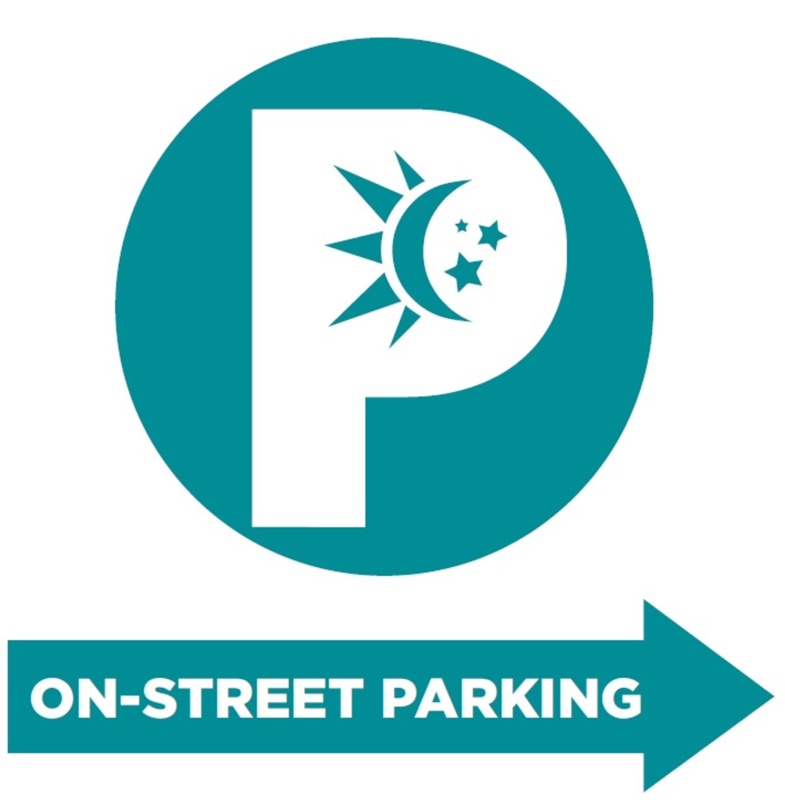 This sign can be found in the Oregon District indicating free on-street parking.