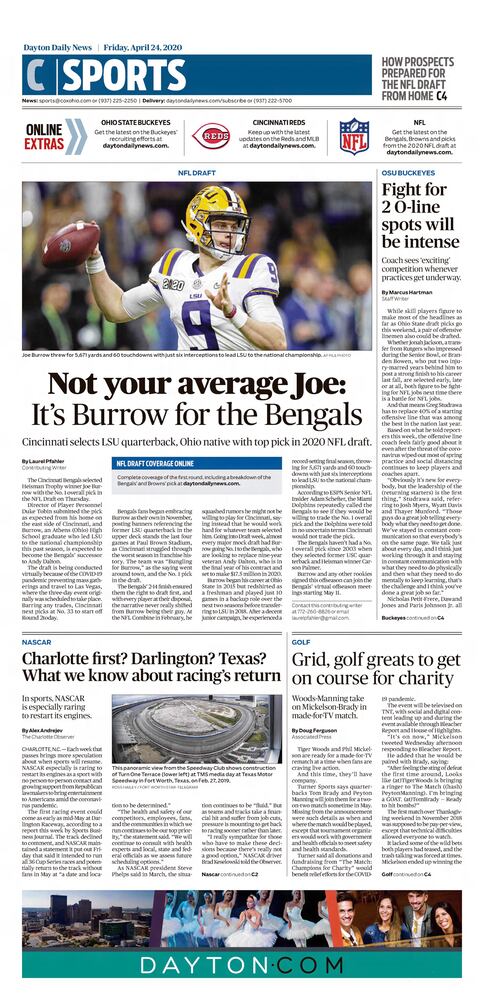 Bengals pages key moments