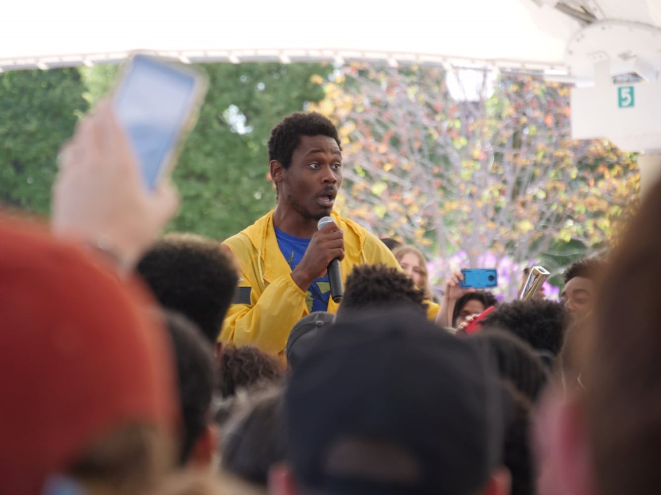 PHOTOS: Kanye West holds ‘Sunday Service’ event in Dayton
