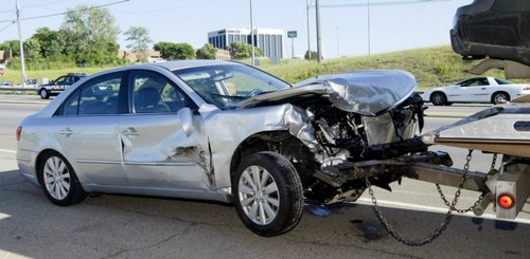 3-vehicle crash near I-75 in Miamisburg