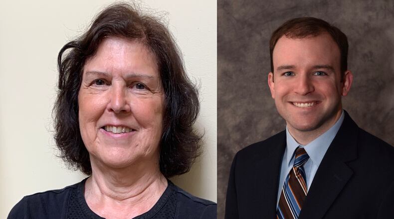 Mary Binegar runs against financial adviser Brendan Shea.