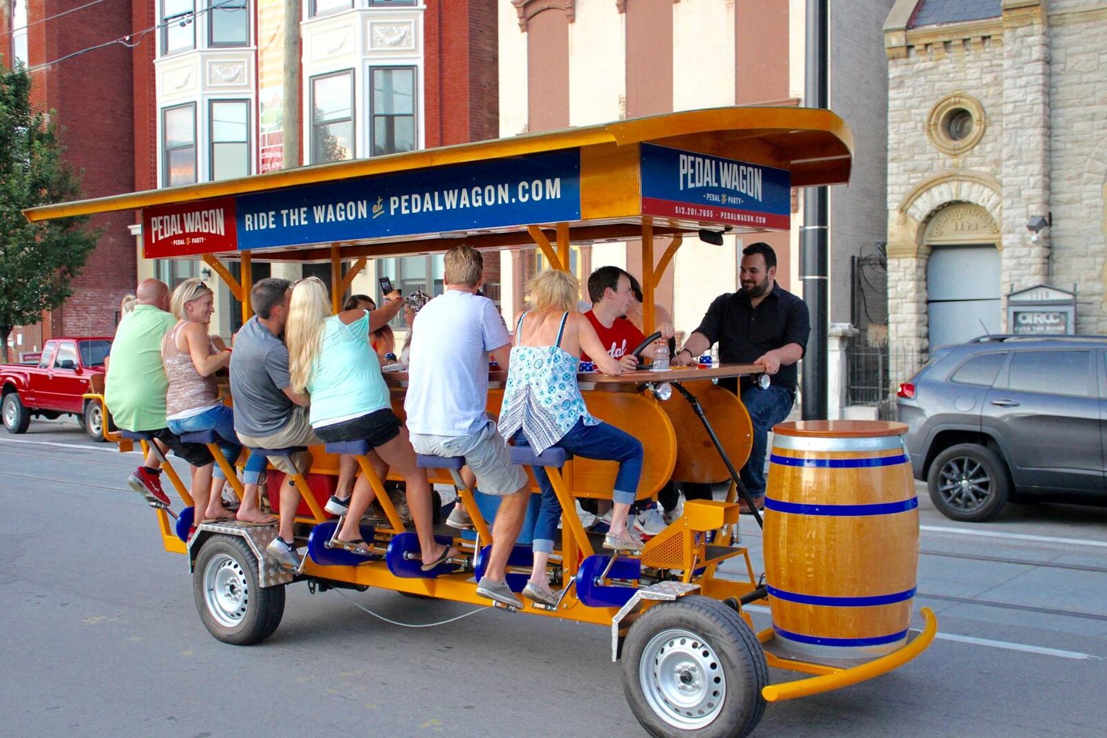 Cincinnati-based Pedal Wagon is coming to Dayton.