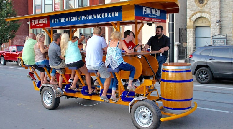 Cincinnati-based Pedal Wagon is coming to Dayton.