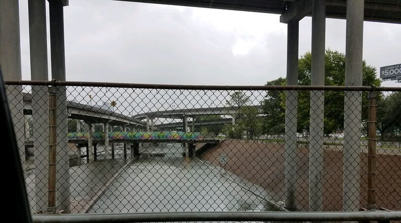 University of Dayton graduate Greg Boyer, now of Houston, shared this photo of flooding on U.S. 59 in Houston. CONTRIBUTED
