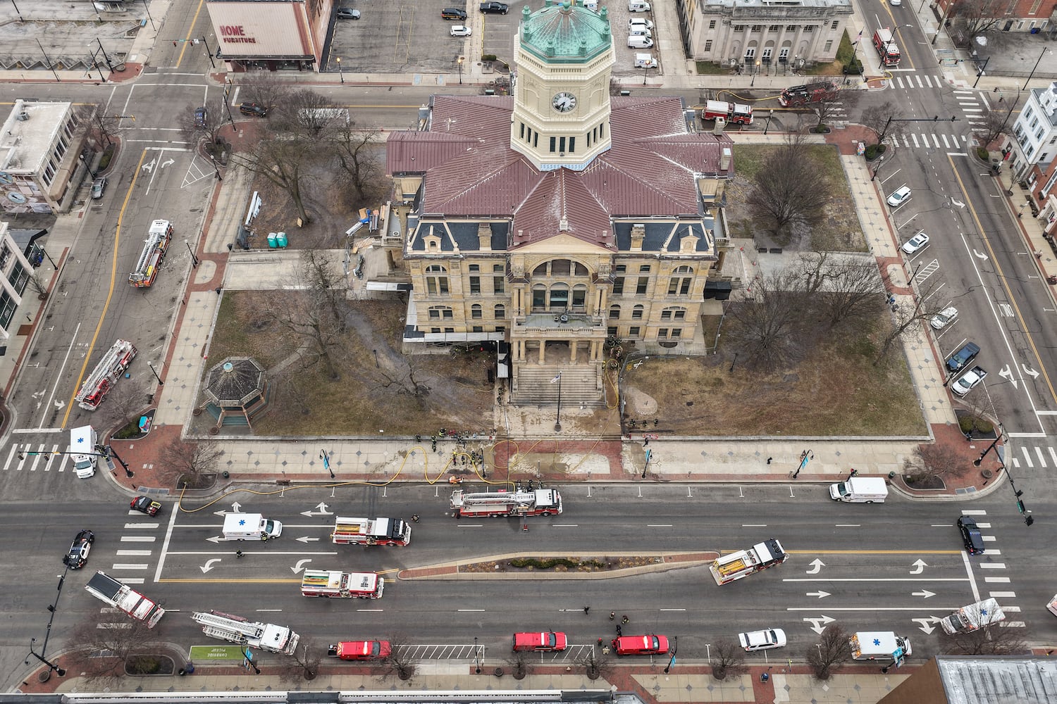 Butler County Courthouse fire