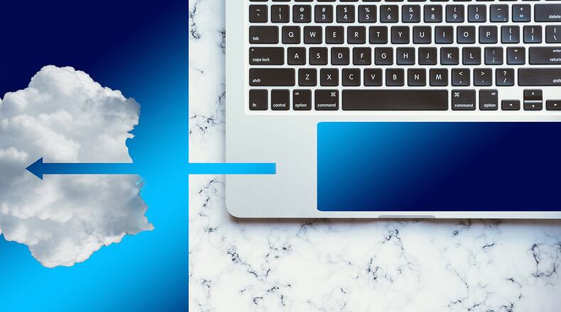 Computer use on Wright-Patterson Air Force Base will soon migrate into the “Cloud” under a directive by the Air Force Space Command. (Courtesy graphic illustration)