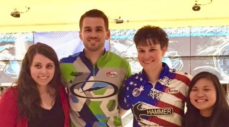 Team USA members Haley Cummings, Chris Via, Shannon Pluhowsky and Sierra Kanemoto.