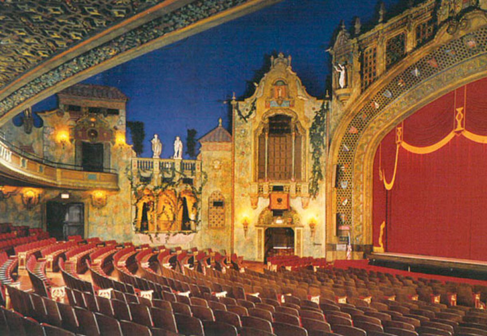 Historic Marion Palace theater created in 1928 in downtown Marion.