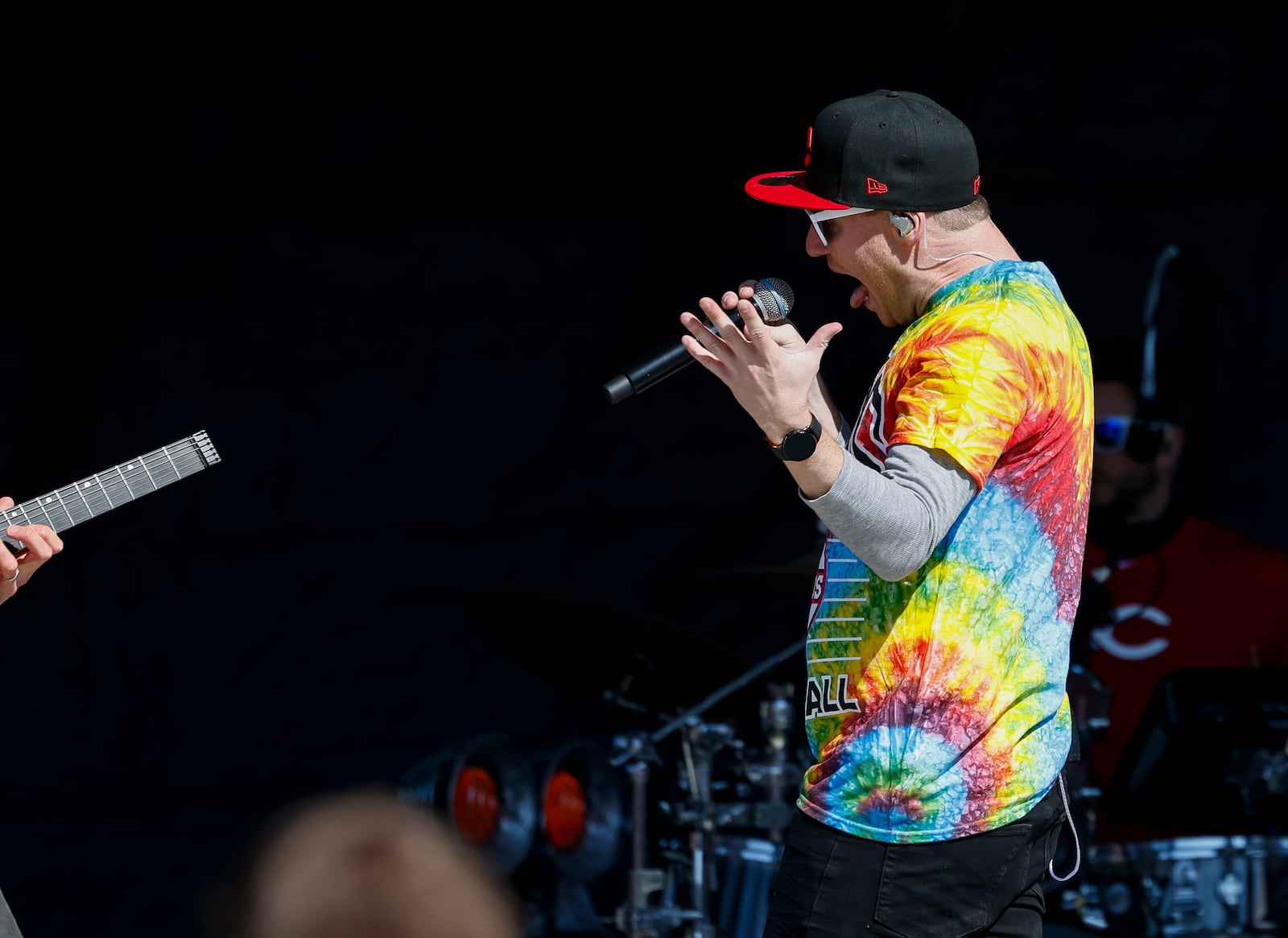 Zack Attack band performs at Washington Park before the Findlay Market Opening Day Parade Thursday, March 30, 2023 in Cincinnati. NICK GRAHAM/STAFF