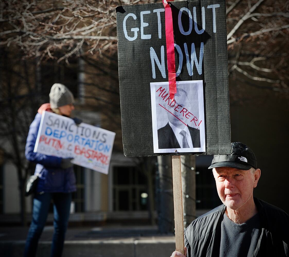 Dayton Ukraine protest