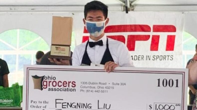 For the second year in a row, a DLM associate wins the Ohio Grocers
Association’s Best Bagger Award. DLM Washington Square’s Fengning Liu will advance to the national competition. CONTRIBUTED