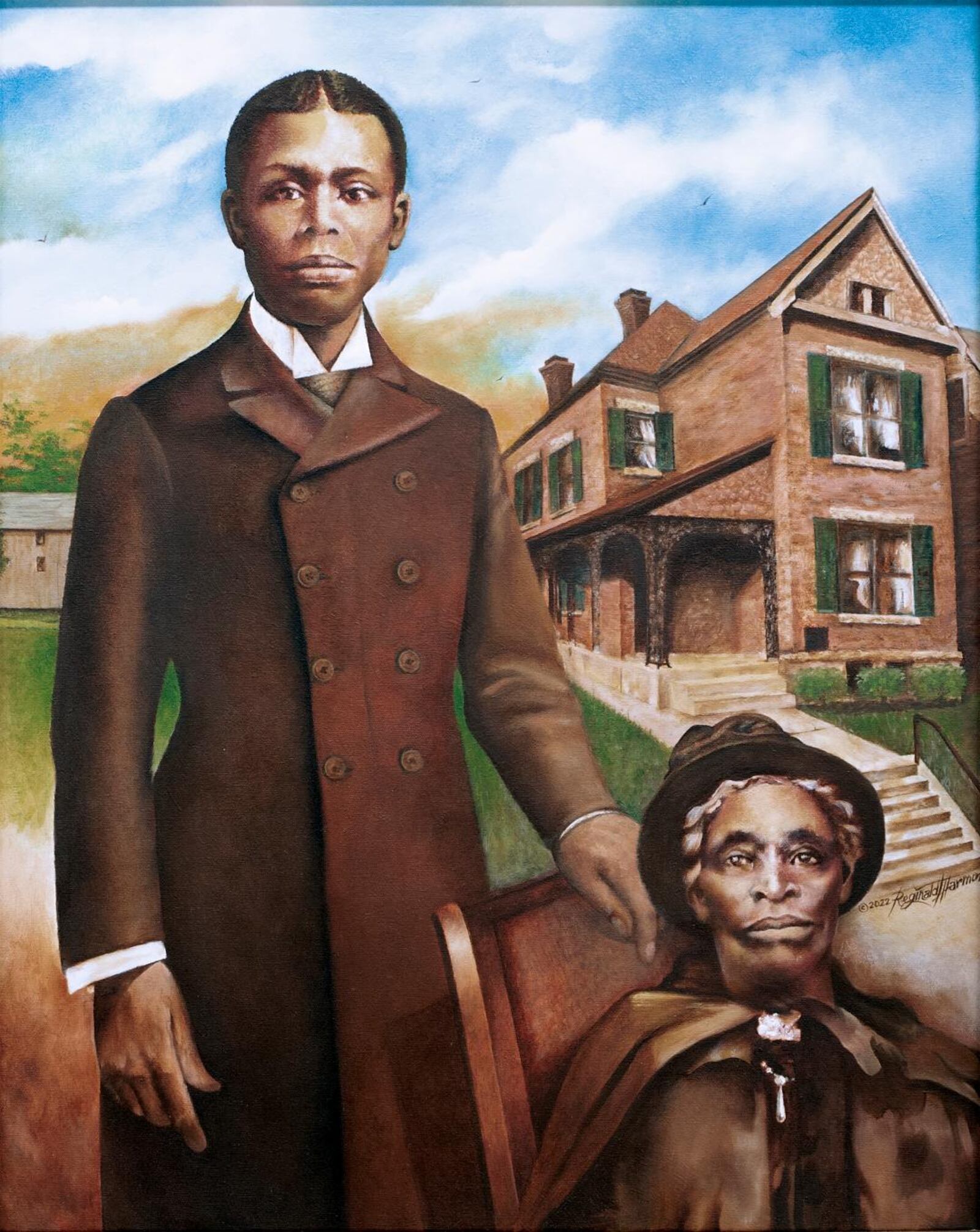 "A House for Momma" by Reginald Harmon is among the works of the 2023 Visual Voices exhibition. CONTRIBUTED