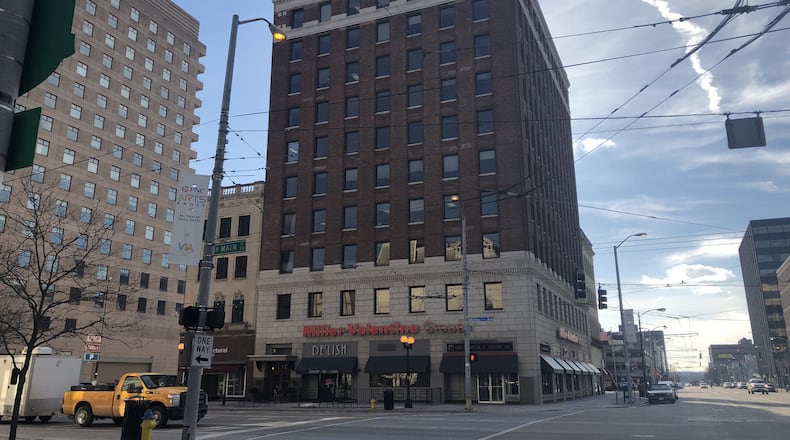 Developers are seeking tax credits to pay for a renovation of the Barclay building, turning it into a branded boutique hotel. CORY FROLIK