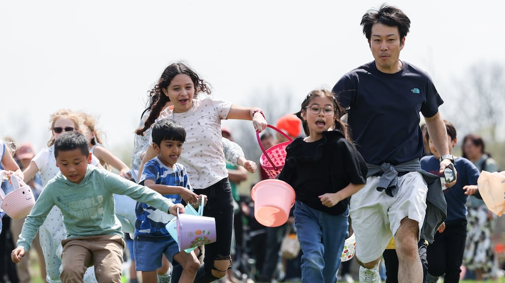 Young's Jersey Dairy held its 42nd annual Easter egg hunt in April 2025. BRYANT BILLING / STAFF