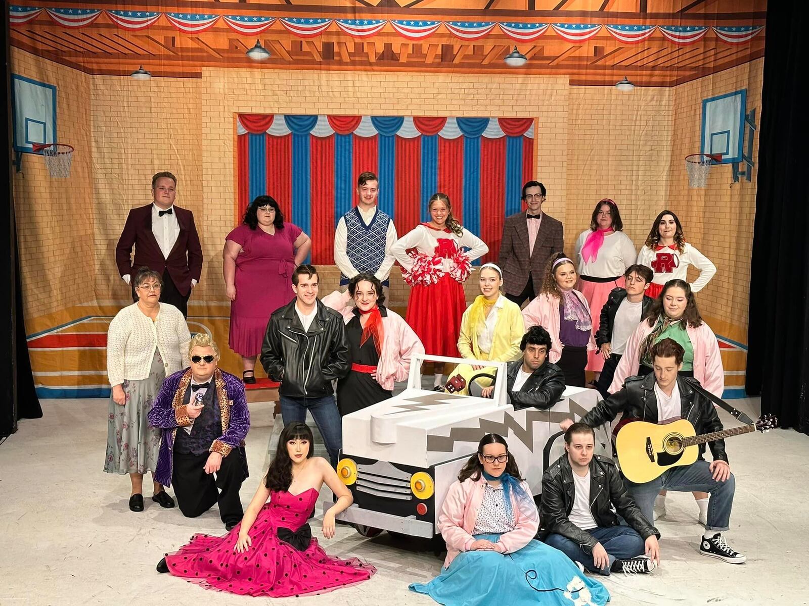 The cast of Brookville Community Theatre's production of "Grease." PHOTO COURTESY OF BROOKVILLE COMMUNITY THEATRE