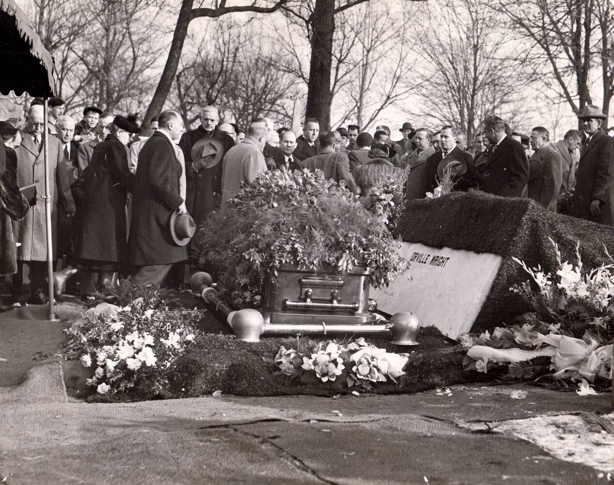 Orville Wright's funeral