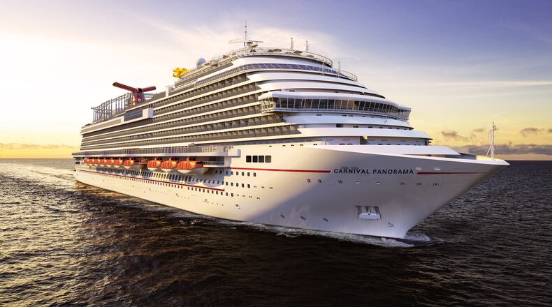 A digital rendering of the 2019 Carnival Panorama, which the company plans to base in Long Beach, Calif. (Carnival Cruise Line/TNS)