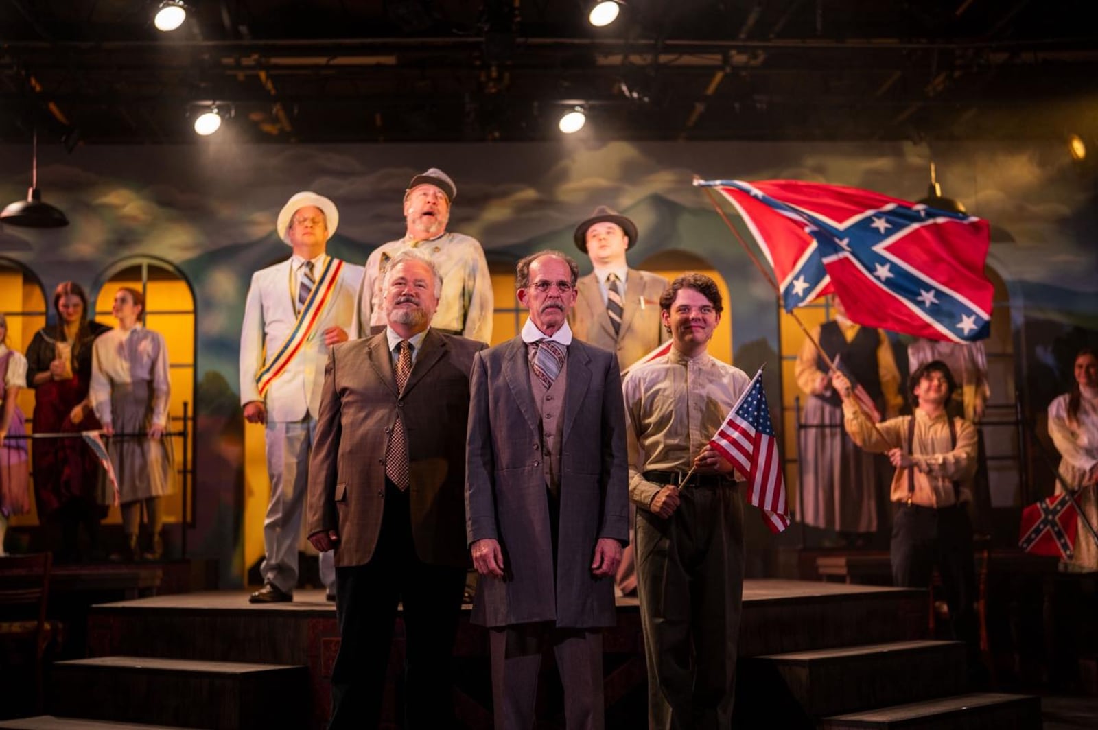 Beavercreek Community Theatre presents the Tony Award-winning musical drama "Parade" through Sept. 7. Photo by Matt Silver of Silver Studios