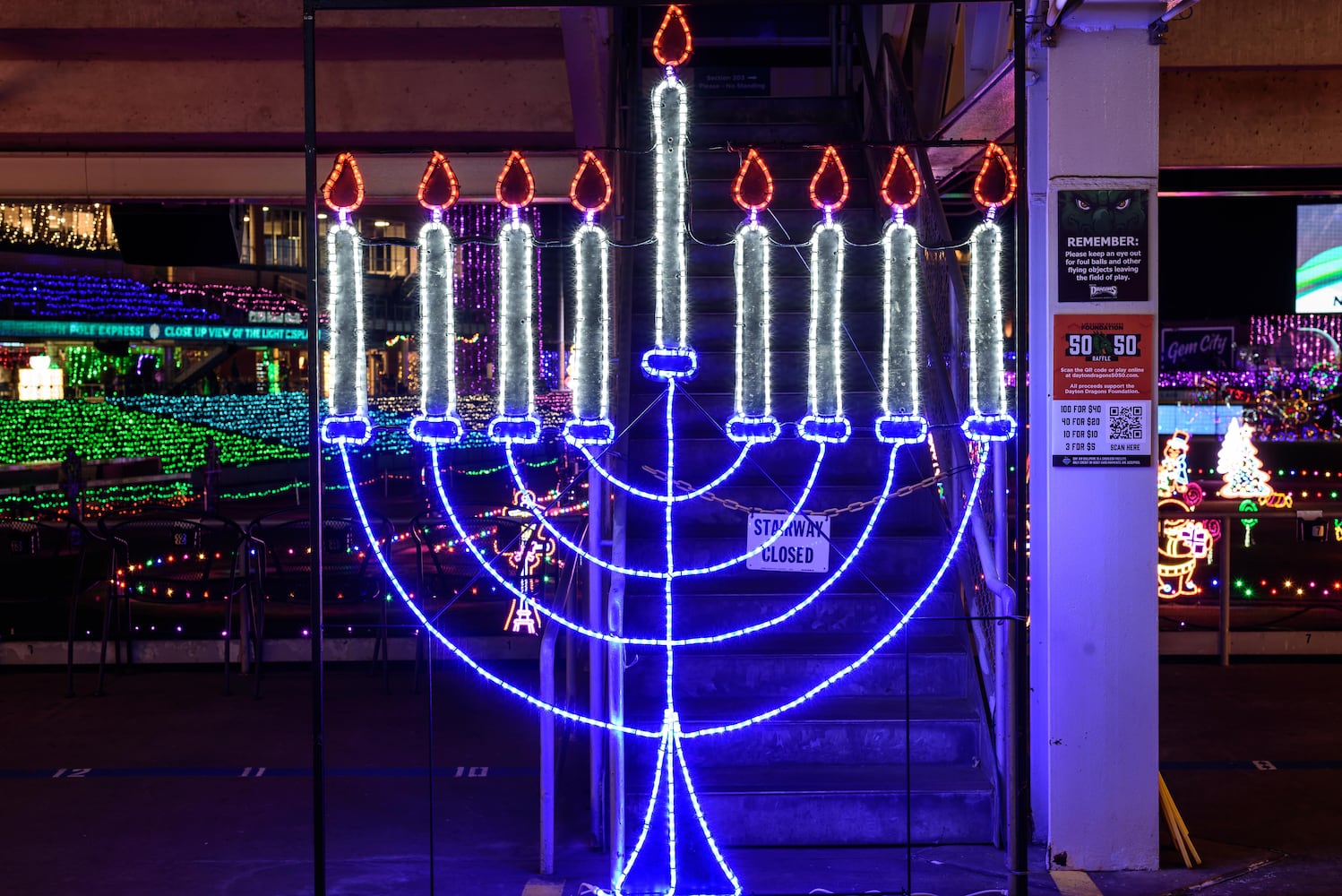 PHOTOS: Deck the Diamond at Day Air Ballpark