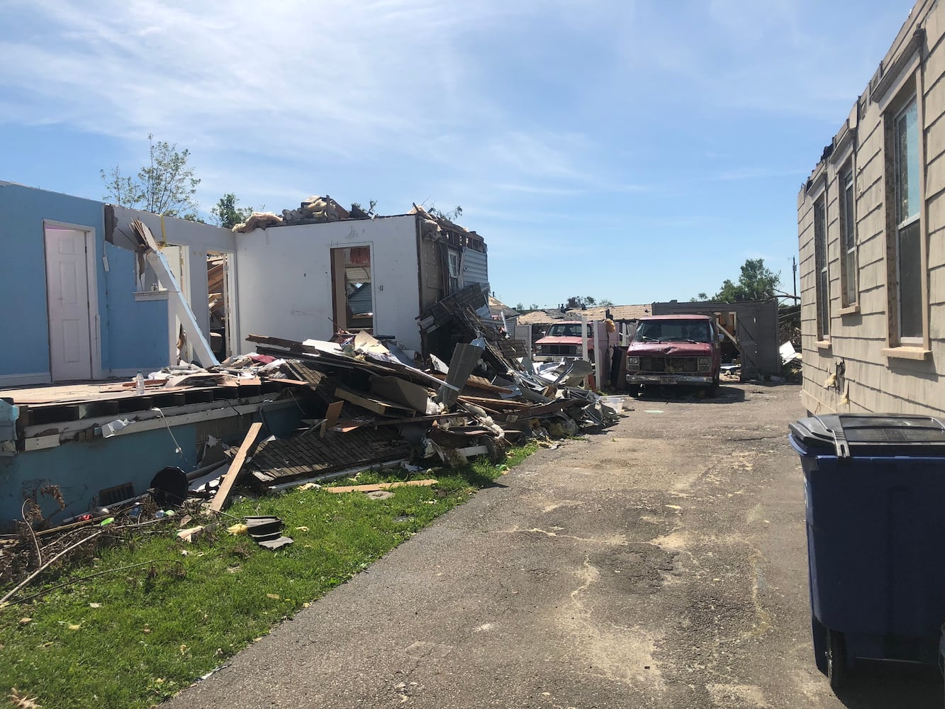 PHOTOS: Troy Street in Dayton two weeks after the Memorial Day tornadoes