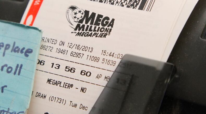 The $142 million Mega Millions ticket sold at Fat Daddy’s RoadDog May 4 in Moraine has so far gone unclaimed. FILE