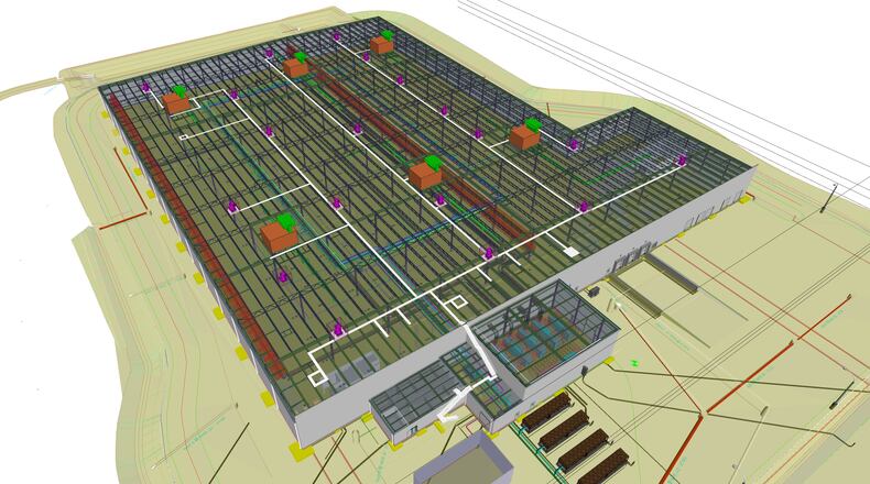 A rendering of the new General Motors/DMAX plant being built now in Brookville. When construction is finished by the end of 2020, the plant will employ more than 100 people.