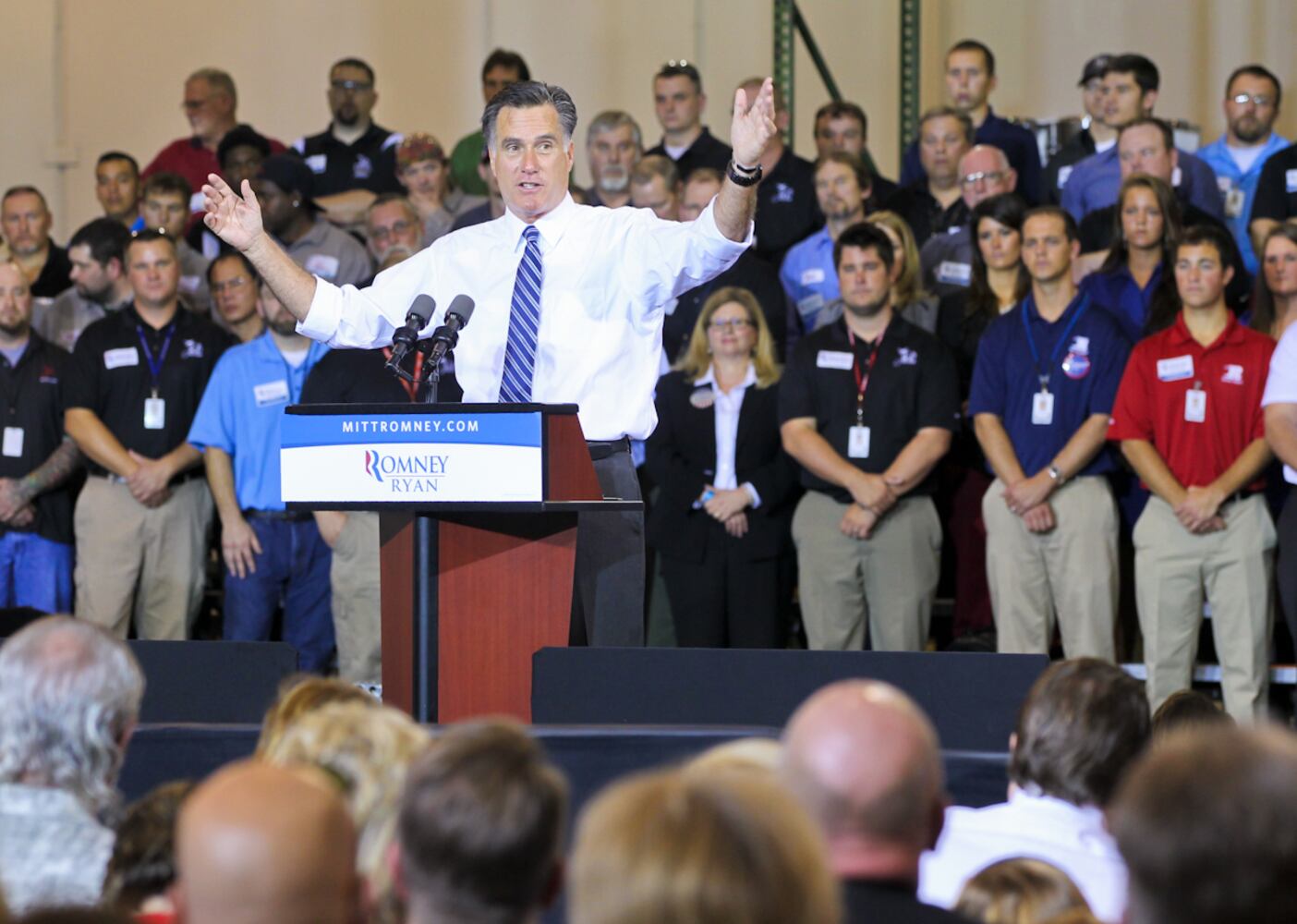 Mitt Romney at Jet Machine in Cincinnati