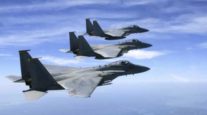 Rep. Mike Turner, R-Dayton, said Wednesday a House Republican measure that could threaten civilian defense jobs in other parts of the state won’t impact Wright-Patterson Air Force Base.
