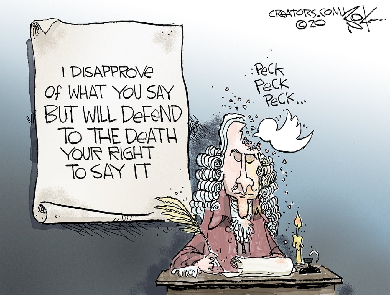 Week in cartoons: Twitter, George Floyd and more