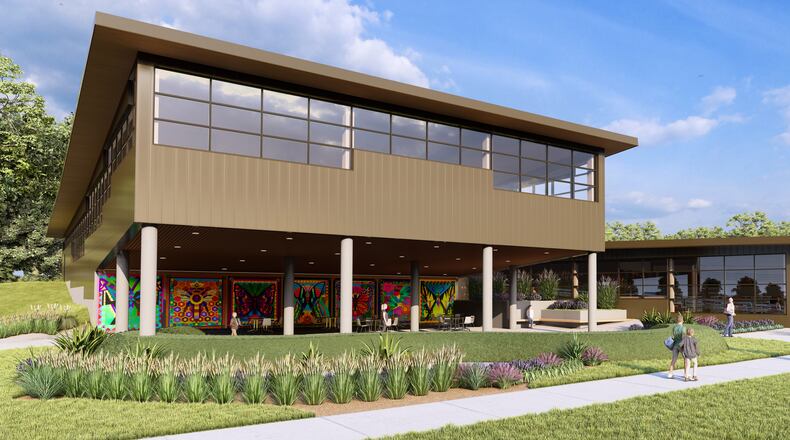 Lane Libraries is constructing a new branch at the northwest corner of Hamilton-Mason and Gilmore roads in Fairfield Twp. CONTRIBUTED