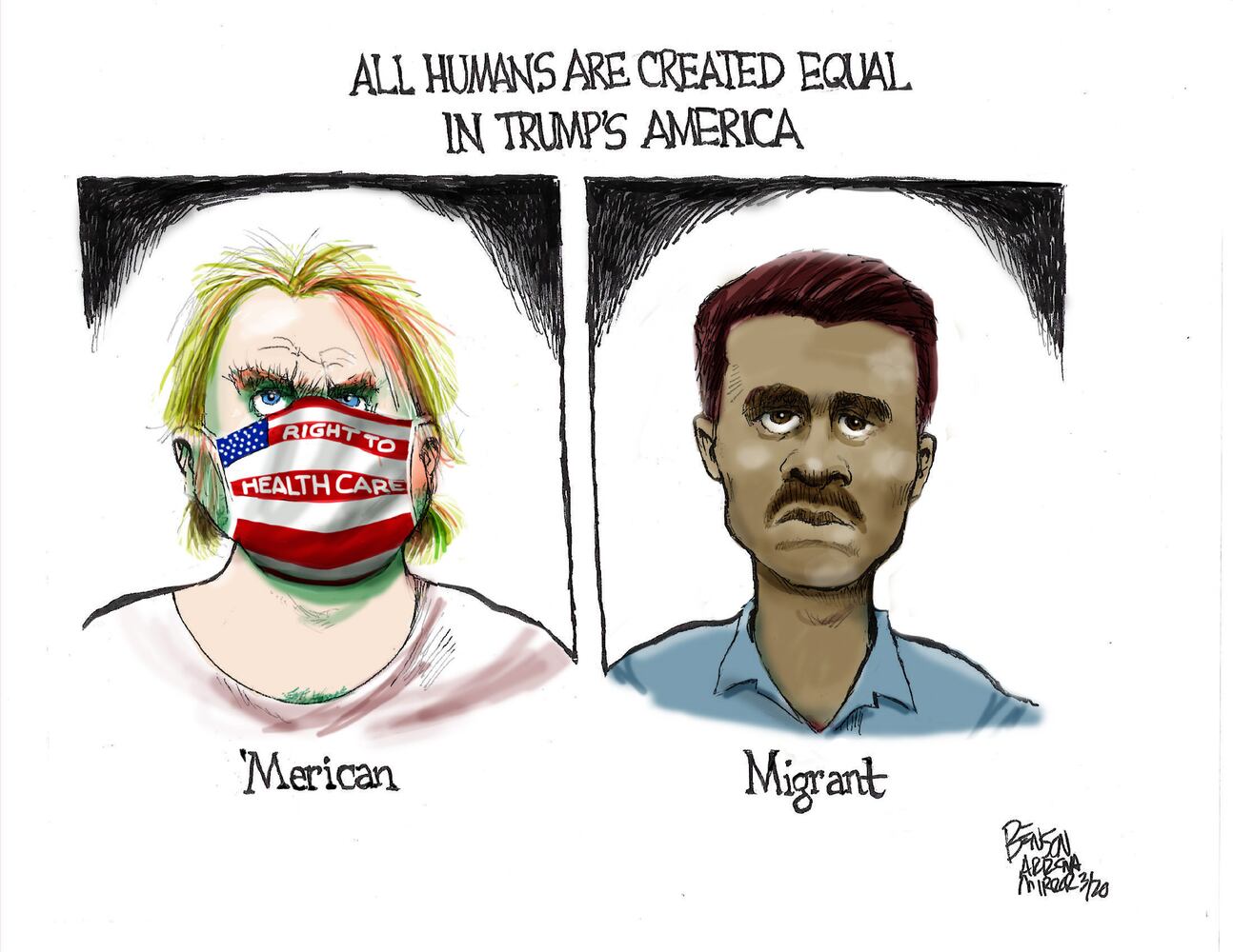 Week in cartoons: Surgical mask shortage, the economy and more