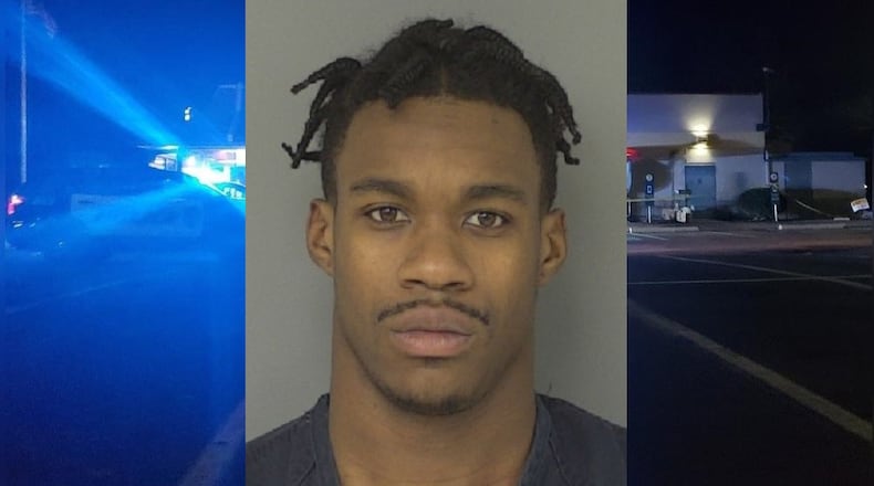 Devon Cunningham, 22, is facing a charge of aggravated robbery, police said.