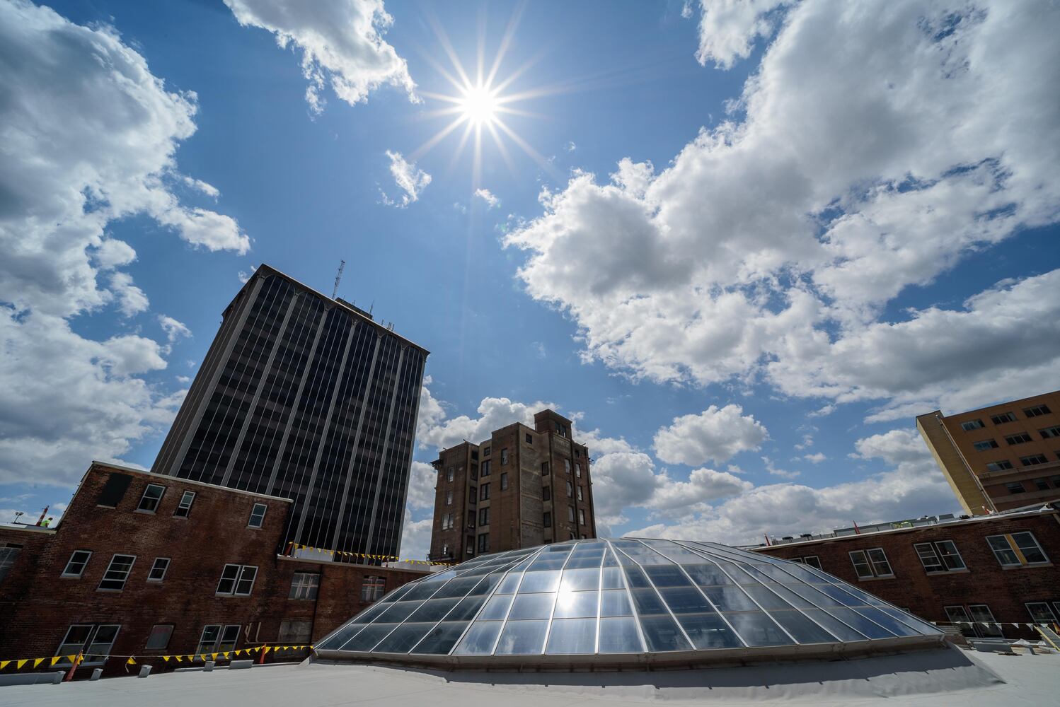 PHOTOS: Dayton Arcade recovery continues, first floor slab completed and windows restored