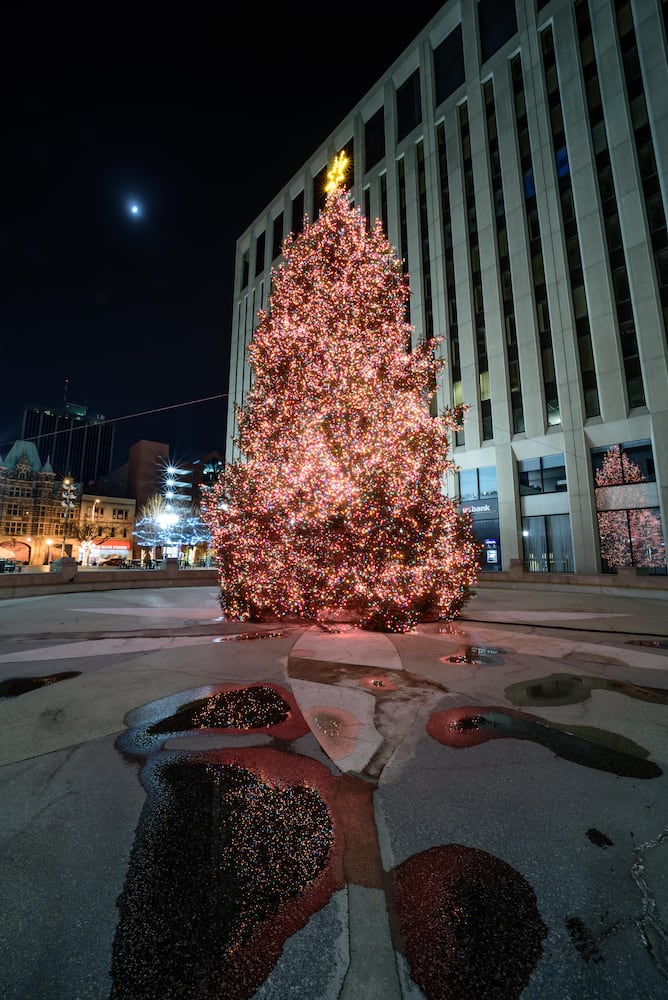 PHOTOS:  A behind the scenes look at filming of Downtown Dayton's Virtual Grande Illumination