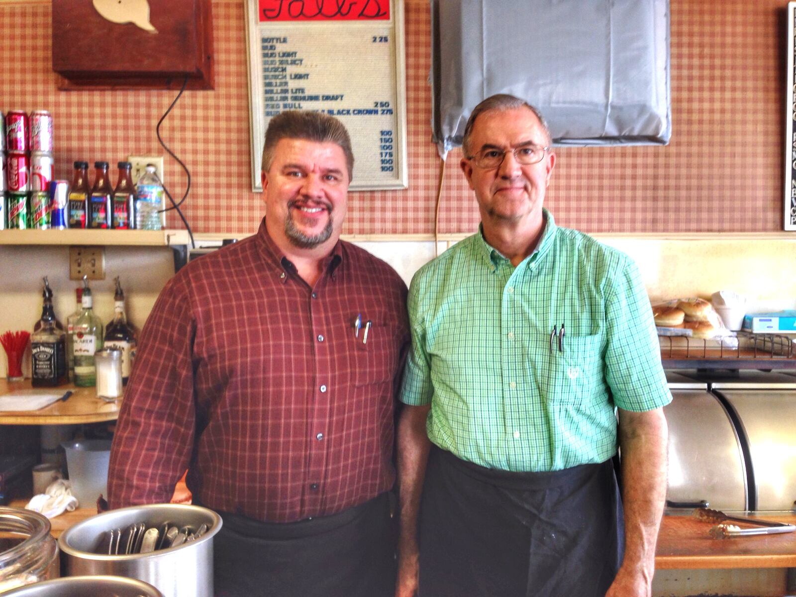 Dwayne (left) and Joe Falb are the third-generation owners of Falb's Restaurant, which has been around in Old North Dayton since 1920. CONNIE POST/Staff