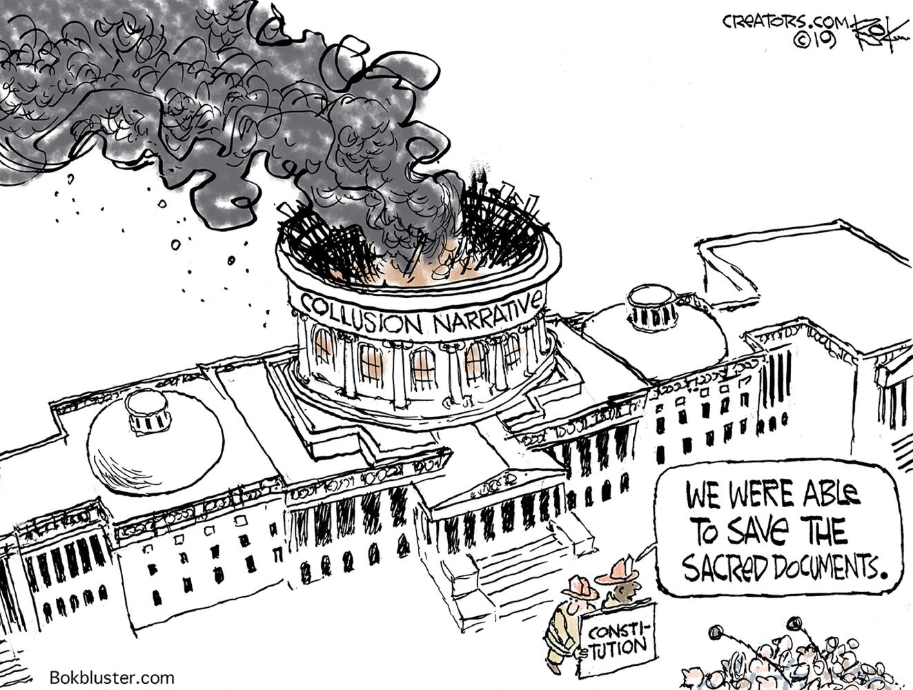 Week in cartoons: Notre Dame Cathedral fire, Tiger Woods and more
