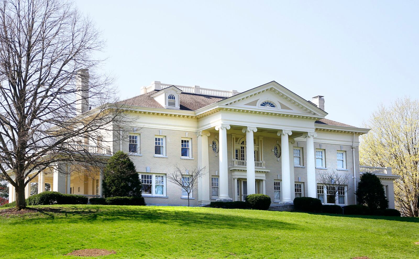 Hawthorn Hill, the Wright family home in Oakwood, was completed in 1914. Though Orville and Wilbur were both involved with the planning, Wilbur died before it was completed. Wilbur lived there with his sister Katharine and their father Bishop Milton Wright. LISA POWELL / STAFF