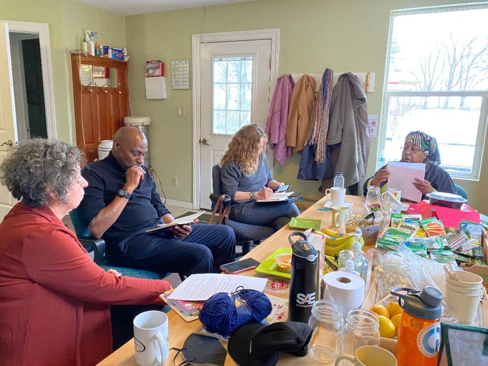 Pearls of wisdom shared at Agraria Center for Regenerative Practice. PHOTO BY DENNIE EAGLESON