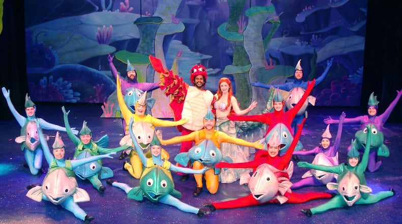 La Comedia Dinner Theatre's production of Disney's "The Little Mermaid" continues through Aug. 15 in Springboro. CONTRIBUTED