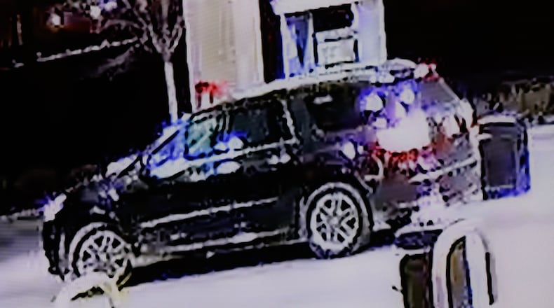 The suspects car at UDF on on East Siebenthaler Ave. near North Dixie Drive.