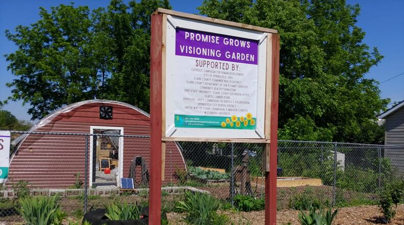 Springfield Promise Neighborhood's Visioning Garden is shown in this file photo from 2022. CONTRIBUTED