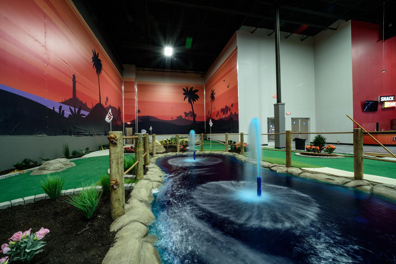 PHOTOS: Take a sneak peek at Scene75's new Sunset Island mini-golf course