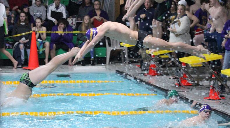 Bellbrook’s Cody Bybee is the defending D-II state champion in the 200-yard freestyle and 100 fly. CONTRIBUTED PHOTO