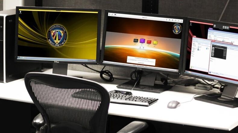 SecureView, an Air Force Research Laboratory-developed cross-domain solution that provides access to multiple classified networks from the same device, now has more than 16,000 users throughout the federal government. First deployed in 2011, the user base of this operating system has doubled since 2017. U.S. AIR FORCE GRAPHIC