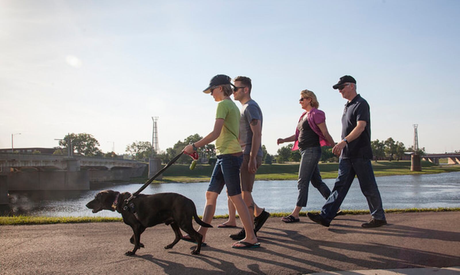 Walking at RiverScape MetroPark. Contributed photo / Five Rivers MetroPark