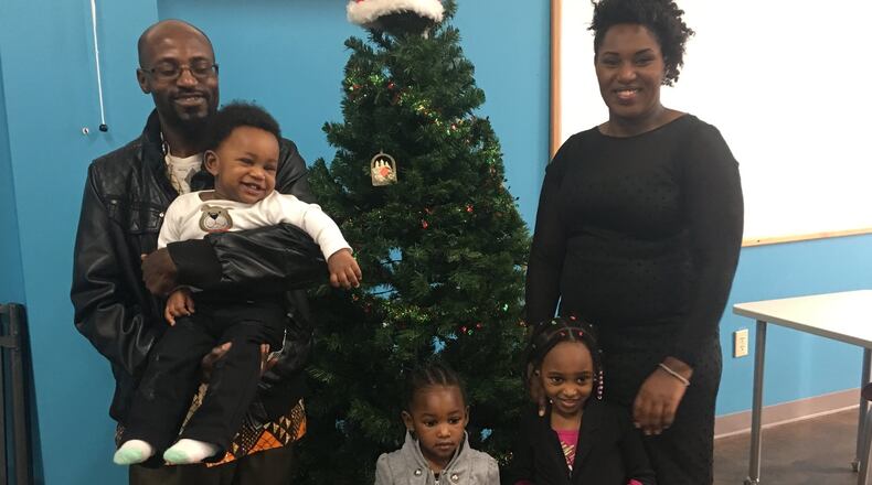 Habitat for Humanity of Great Dayton has partnered with the Holiday Inn Dayton/Fairborn to build a home for the Yoniyo family. KARA DRISCOLL/STAFF