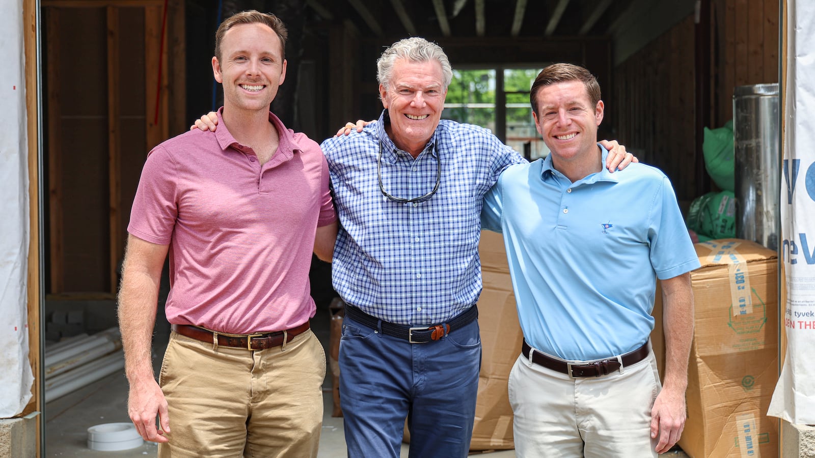 From left to right, Crosby Simms, Charles Simms and Robi Simms. BRYANT BILLING / STAFF