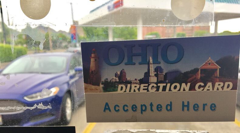 Food stamp funds are deposited onto Ohio Electronic Benefit Transfer Cards, or Ohio Direction Cards, which are accepted at many stores across the region. CORNELIUS FROLIK / STAFF