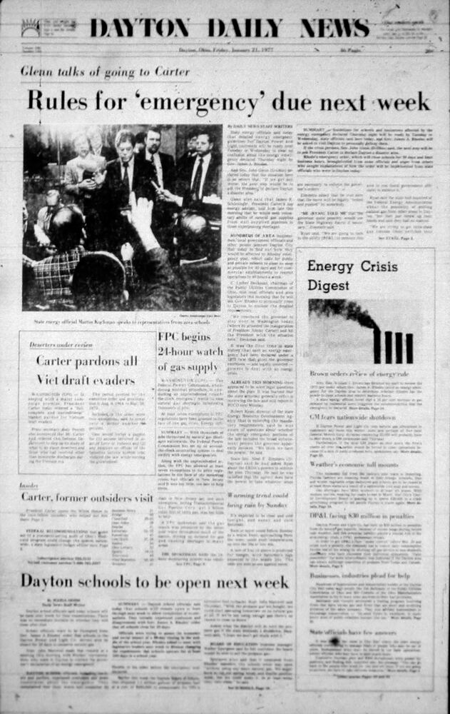 Presidential inauguration newspaper