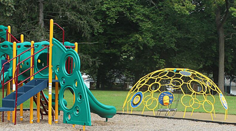 With the help of a federal grant Smith Park in New Carlisle was able to buy and install a Sensory Dome.  JEFF GUERINI/STAFF